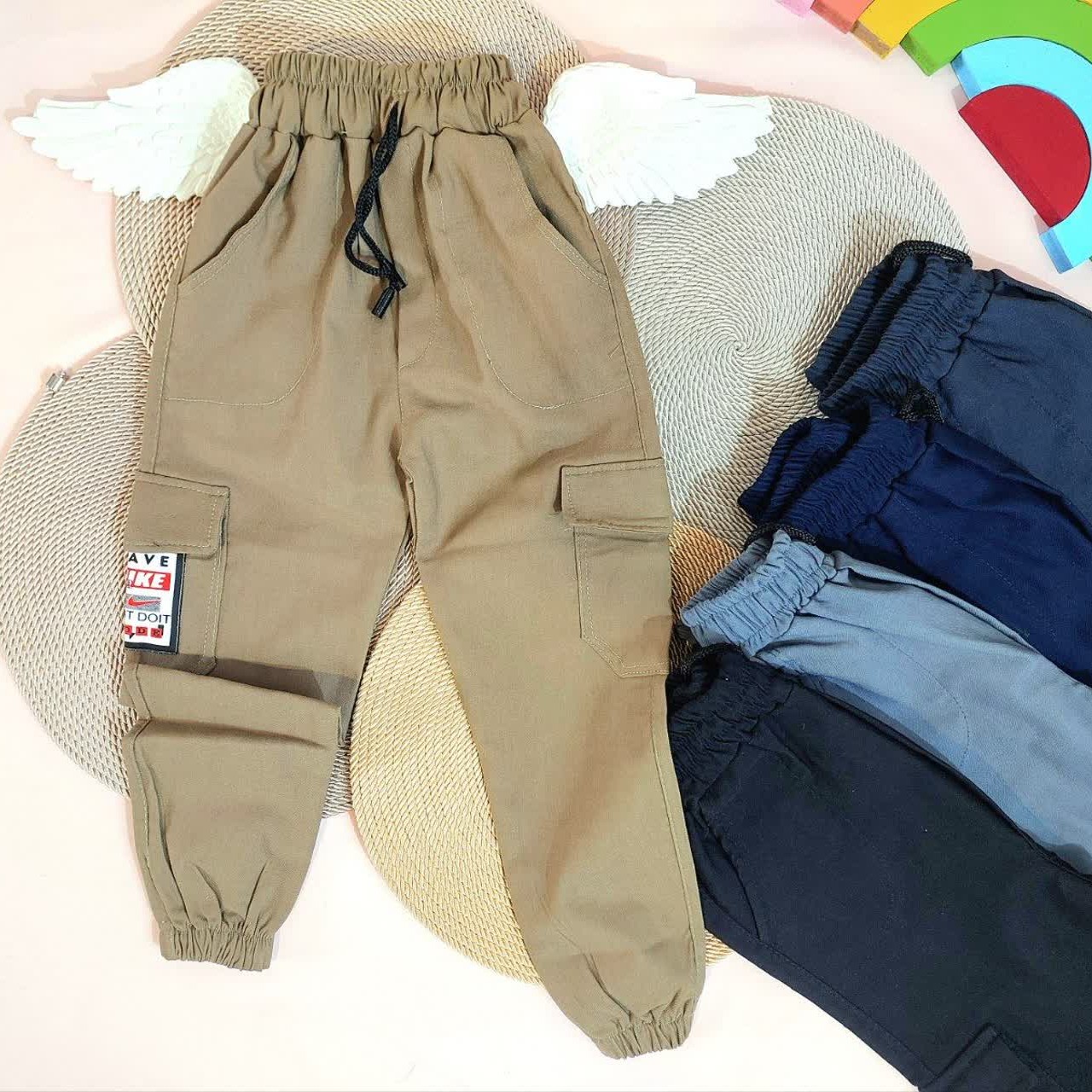 شلوار بنگال پسرانه موجود در سایز  75  رنگ توسی