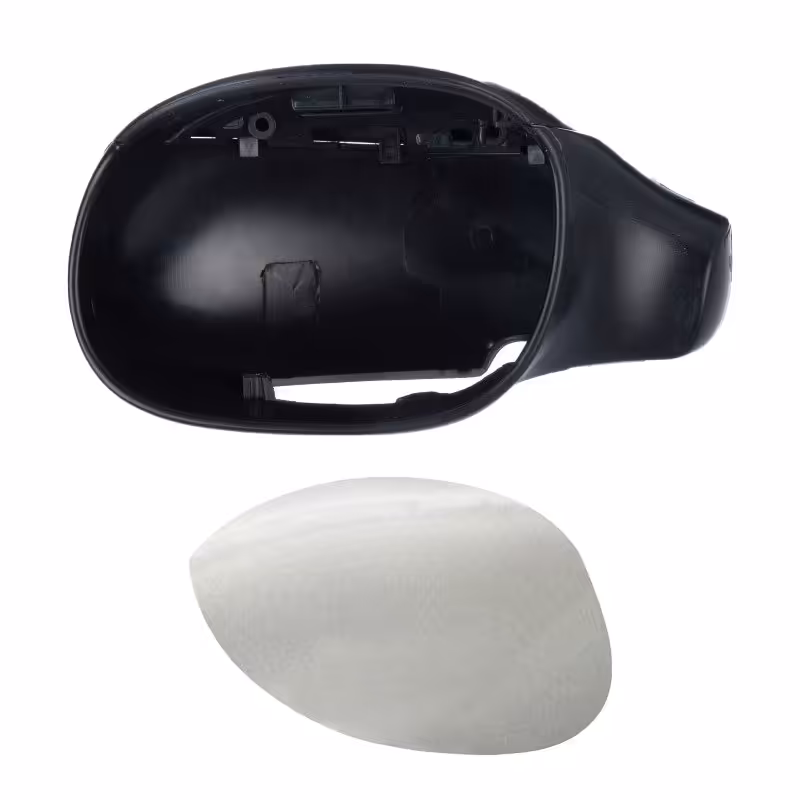 قاب آینه جانبی چپ آراکس یدک مدل AY-2566 مناسب برای پژو 206 به همراه فلاپ نقره ای