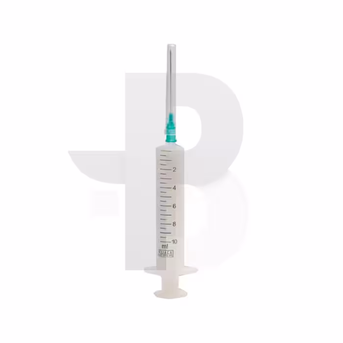 سرنگ 10 سی سی دو تکه بدون پیستون لوئر اسلیپ شفا