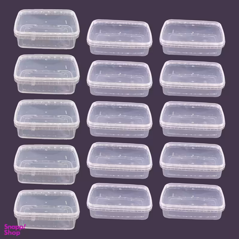 ظرف نگهدارنده مدل فریزری پلمپ شونده کد 700cc-1000cc بسته 15 عددی