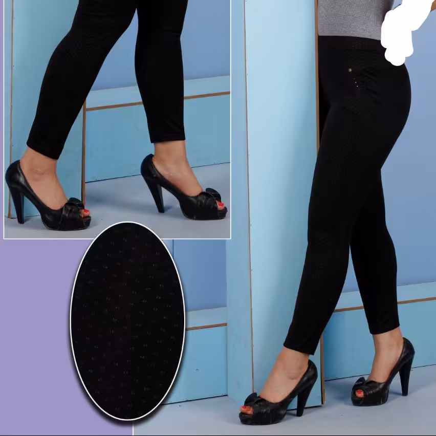 شلوار غواصی خالدار کمر جدا جیب دار