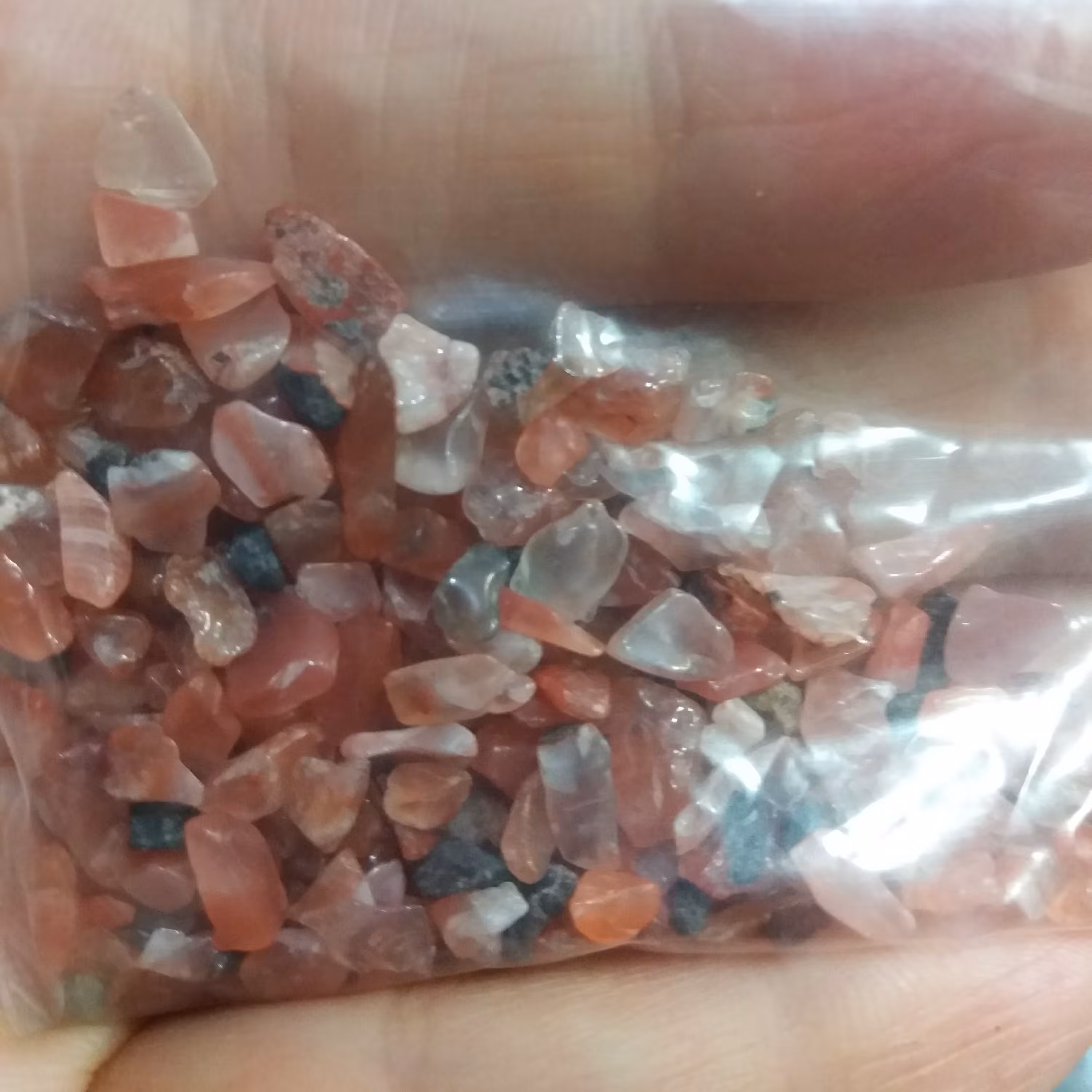 خرده سنگ طبیعی عقیق