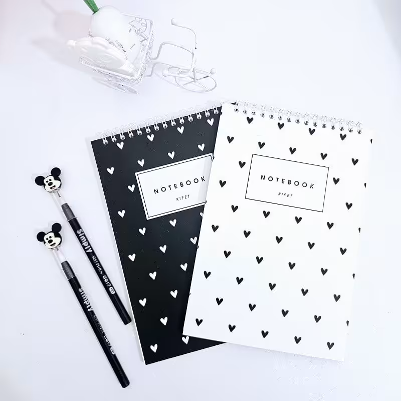 دفتر فنری 60 برگ رقعی