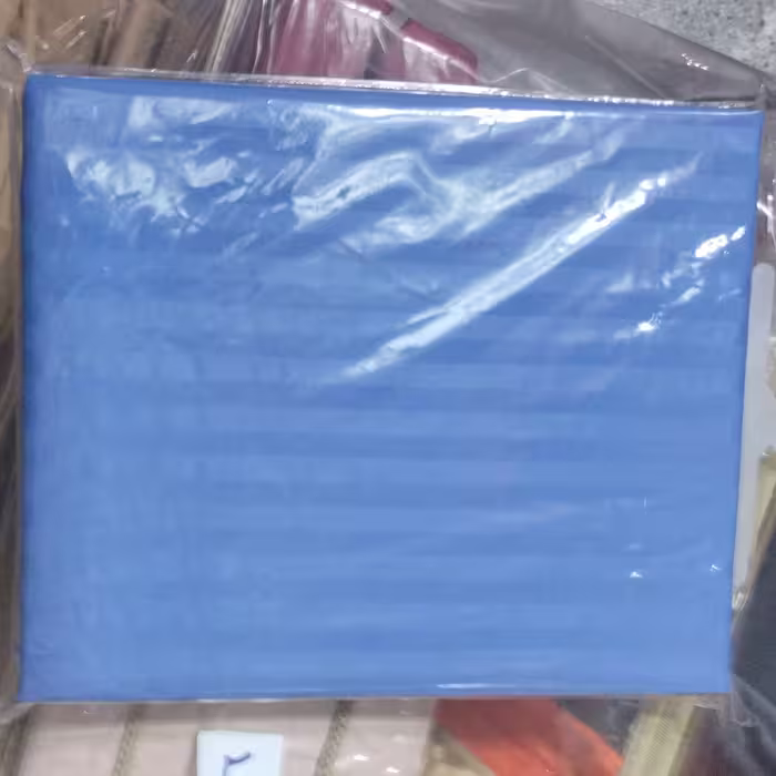 ملحفه روتختی دونفره و یک نفره آبی آسمانی هتلی فروش عمده و تکی 