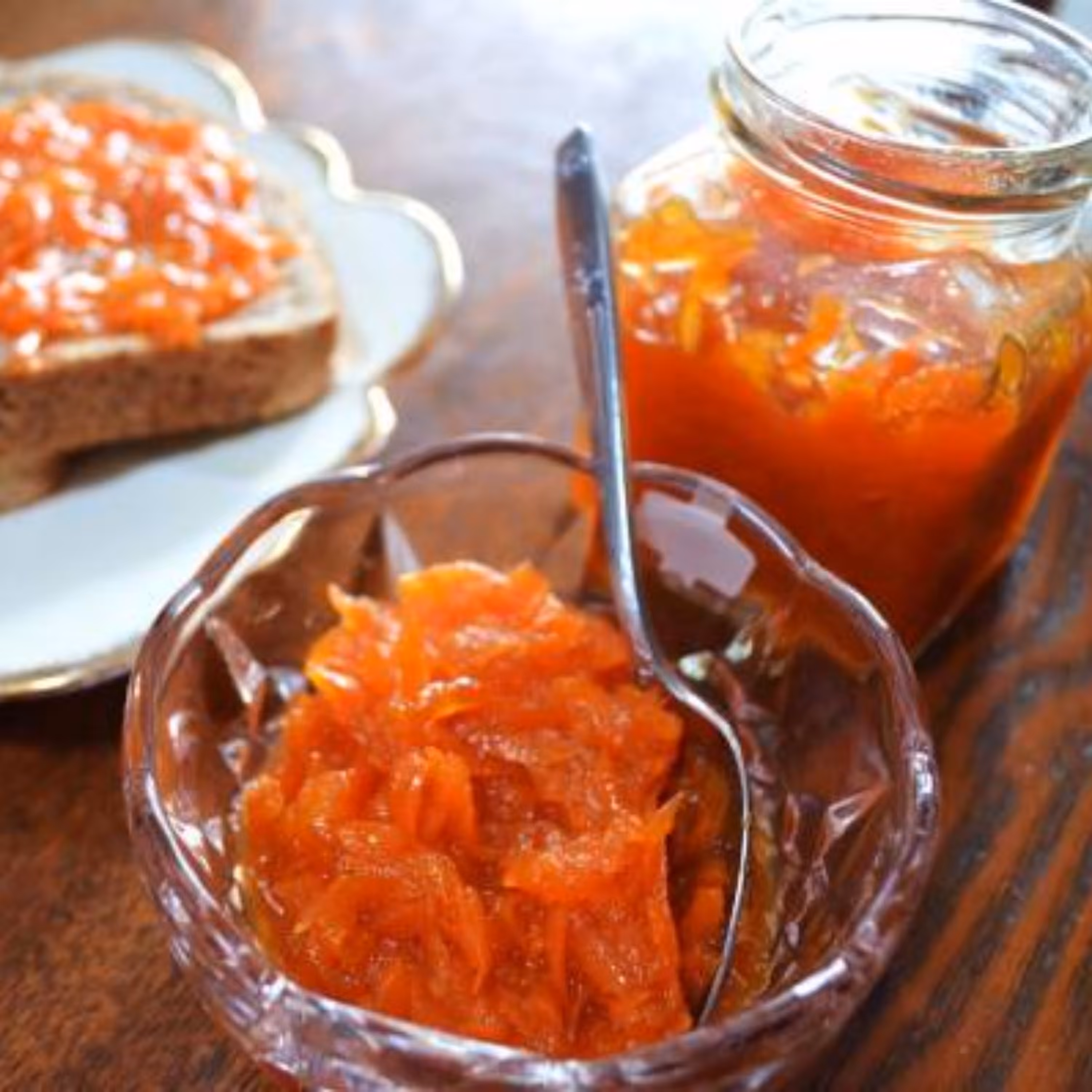 مربای هویج باشیره انگورپخته شده