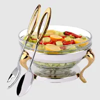 سالاد خوری قایقی طلایی یونیک – کد 3867