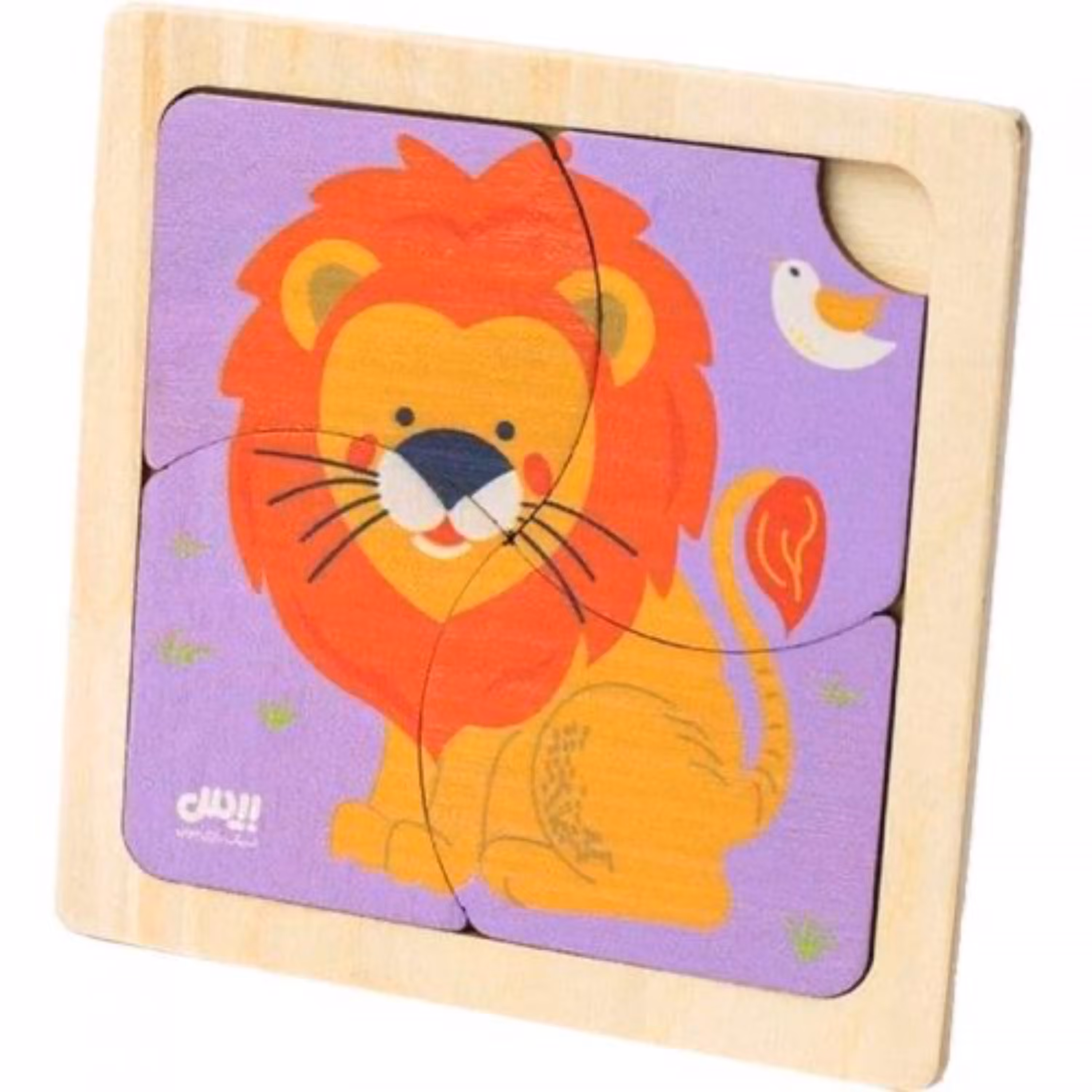 پازل 4 تکه چوبی