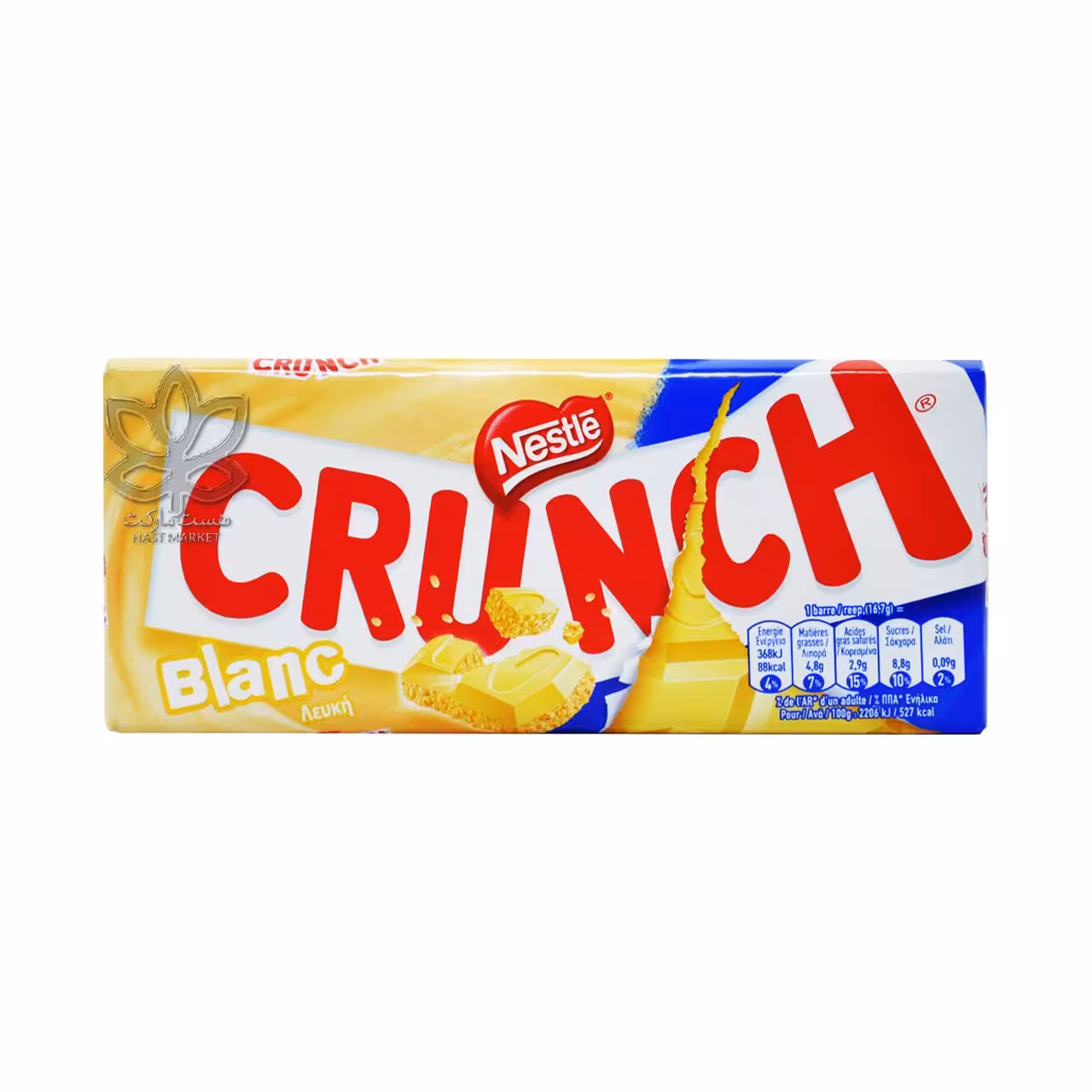 شکلات سفید ( بدون گلوتن ) 100 گرم کرانچ نستله - nestle
