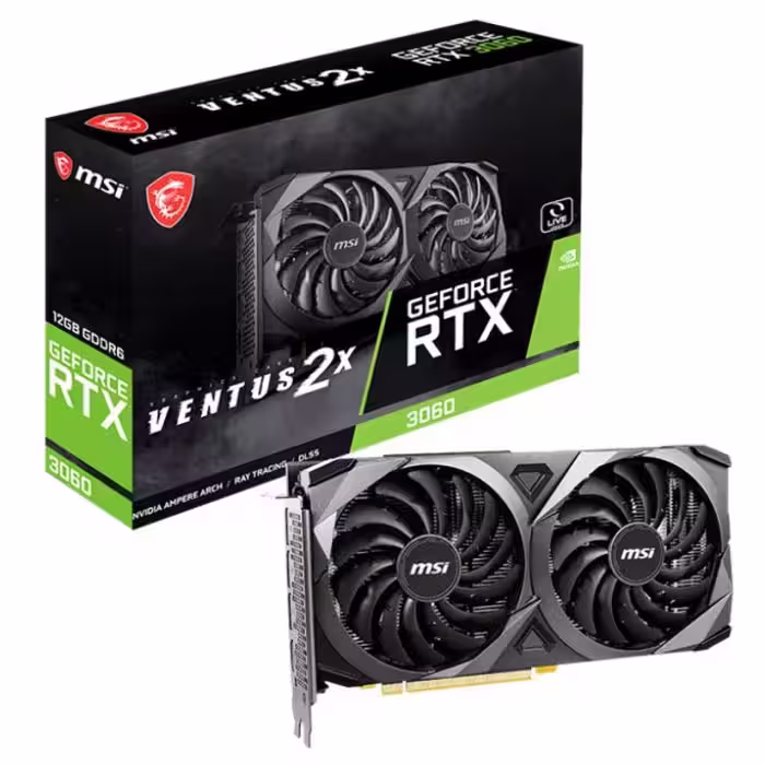 کارت گرافیک ام اس آی GeForce RTX 3060 VENTUS 2X 12G