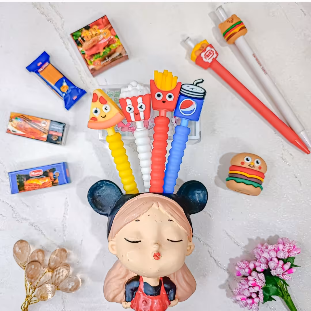 مداد نوکی فانتزی طرح فست فود.اتود فانتزی لوازم تحریر فانتزی 