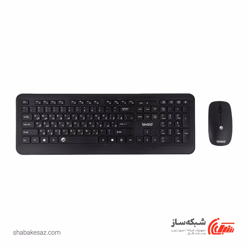 قیمت و خرید کیبورد و ماوس بیاند Beyond BMK-5656 RF بی سیم - شبکه ساز