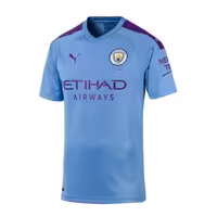 پیراهن آستین کوتاه منچستر سیتی فصل 2020 رنگ آبی - کیت اول