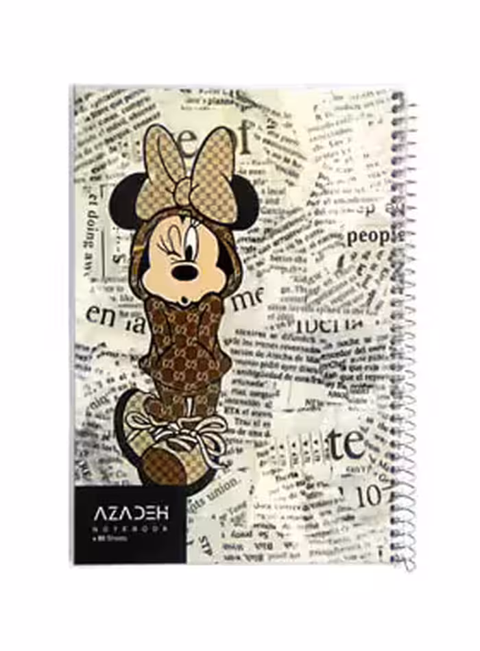 دفتر مشق 80 برگ آزاده طرح کارتونی - خرید آنلاین دفتر مشق آزاده - چی بخونم