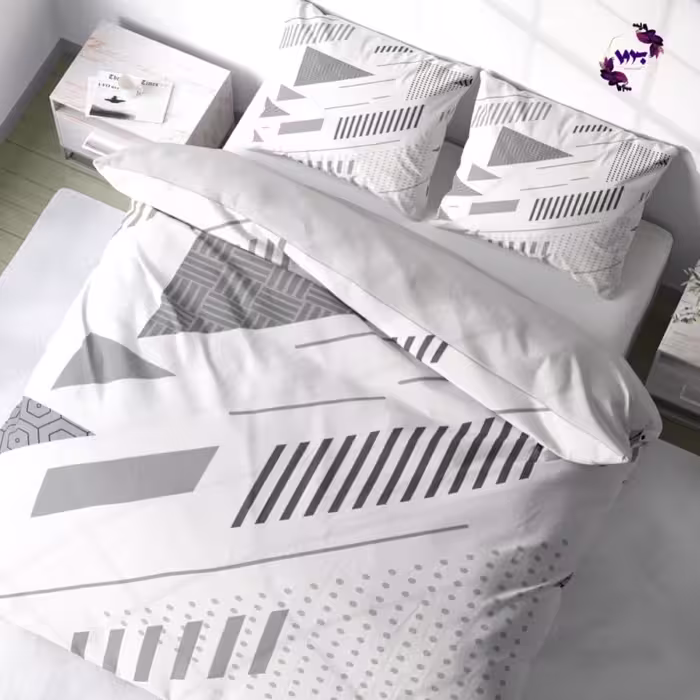 روتختی چاپی طرح هندسی بروا گالری با کیفیت درجه یک و دوخت بسیار تمیز