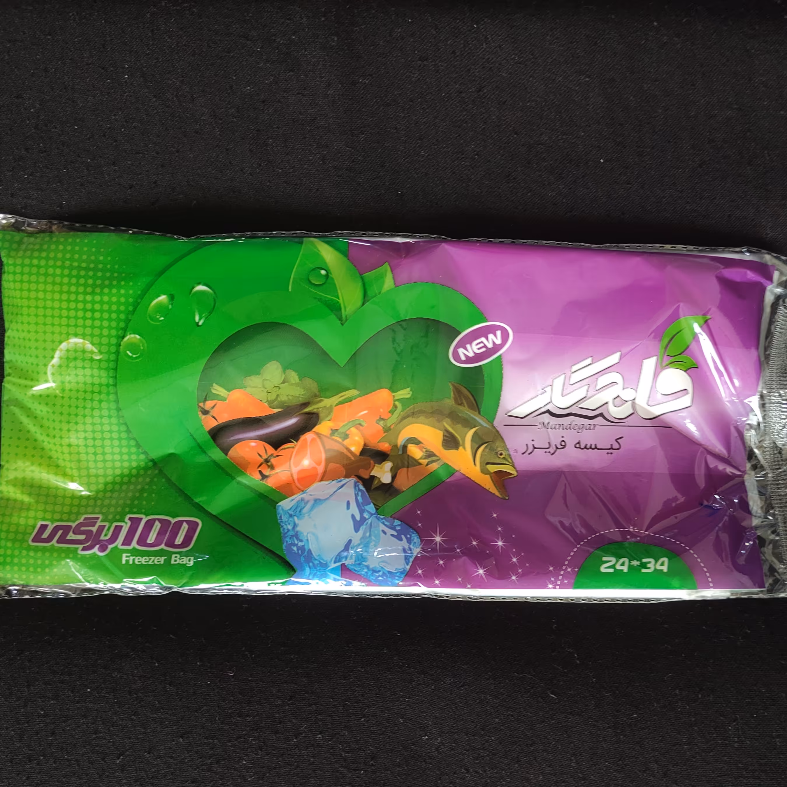 کیسه فریزر  ساده 100 برگی با کیفیت عالی