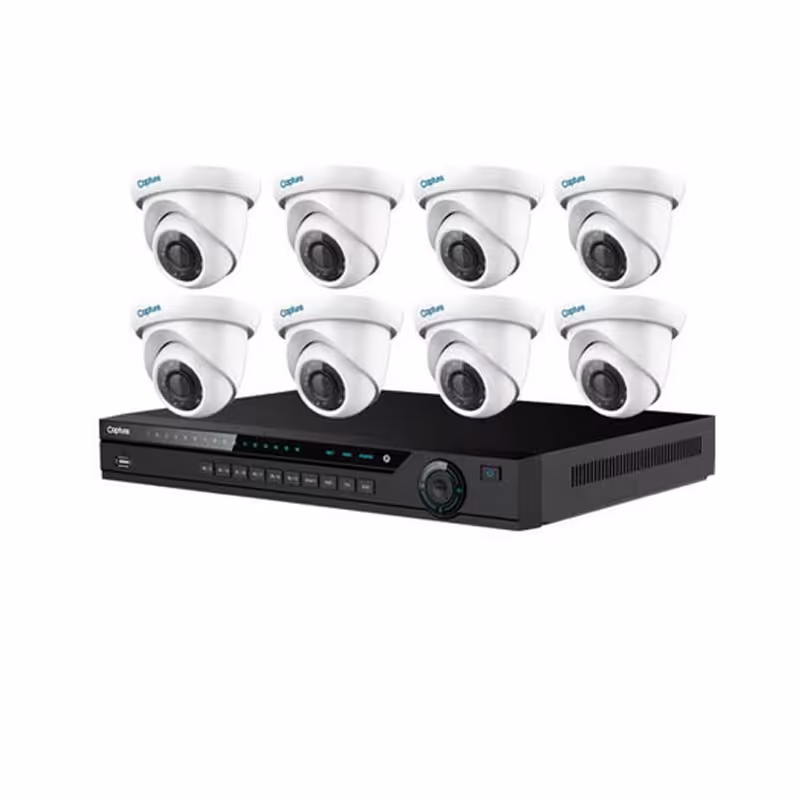 پک دوربین مداربسته کپچر 8 کانال مدل Capture R2-IP8CHKIT