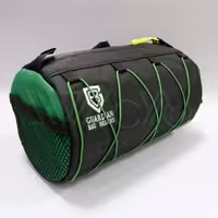 کیف دوچرخه استوانه ای روی فرمان - سبز  - 20 سانتی متری - برزنتی