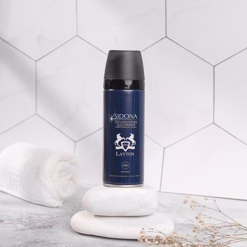 اسپری خوشبو کننده و ضدتعریق بدن رایحه ی لایتون مردانه