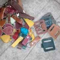 انواع جا کلیدی چرم  طبیعی 