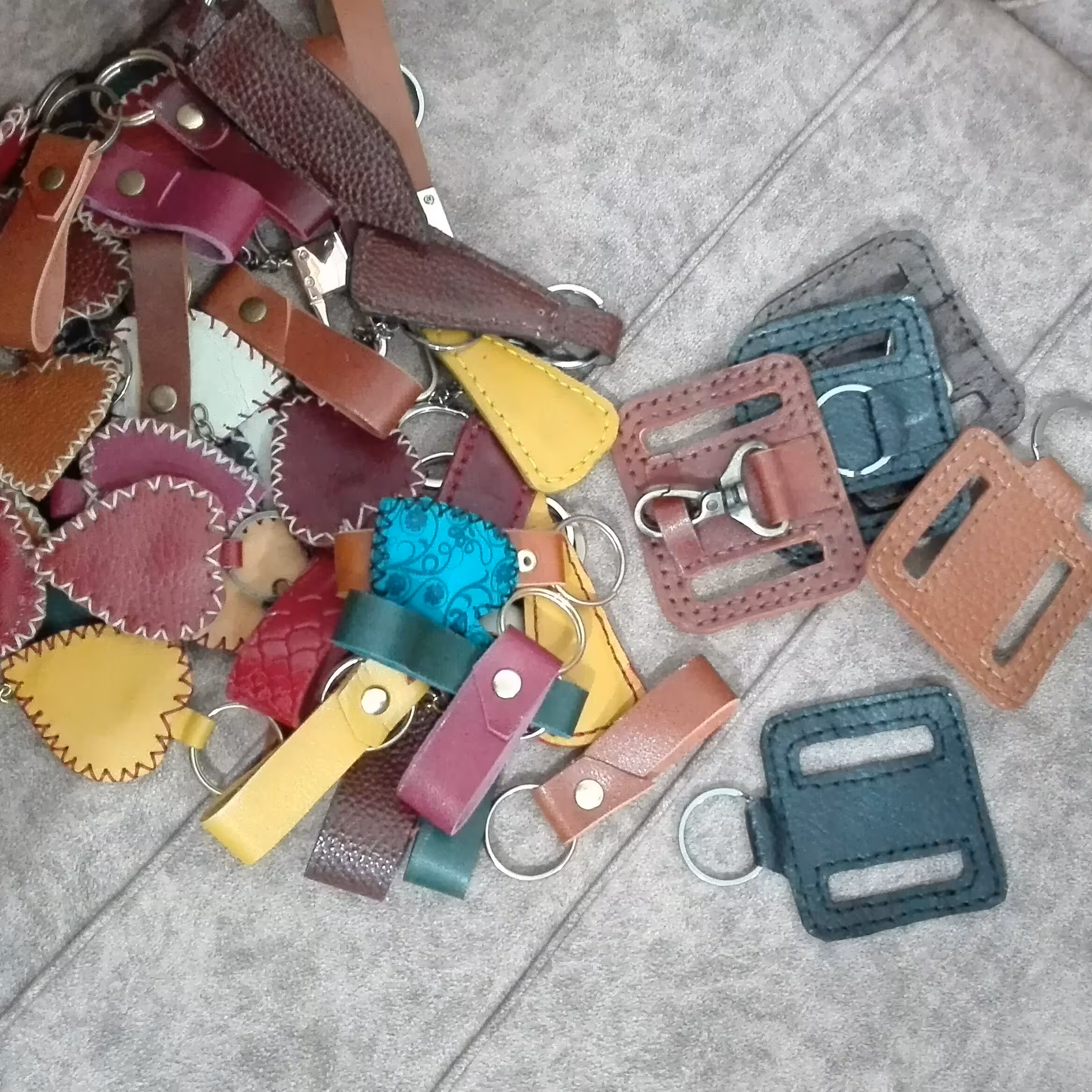 انواع جا کلیدی چرم  طبیعی 