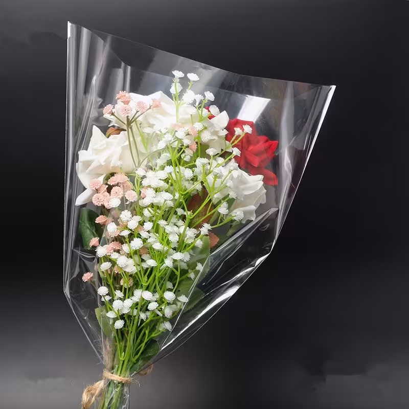 طلق سلفون گل و شیرینی  سایز 30در 40 بسته 100برگی