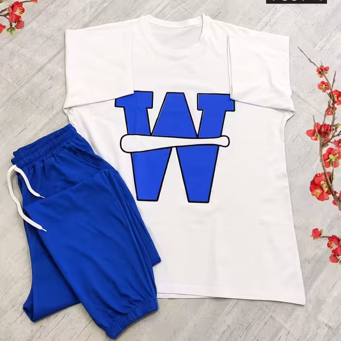 ست 7039 پنبه آستین کوتاه سایز بزرگ ارسال رایگان رنگبندی 