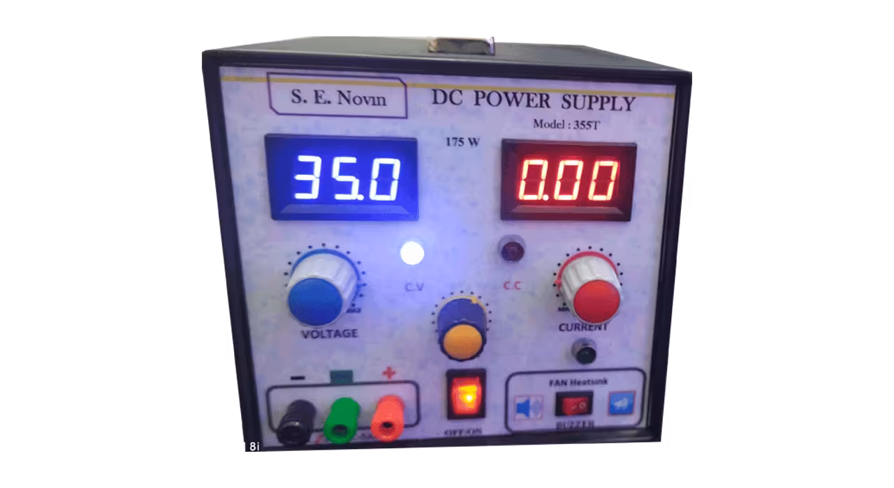 منبع تغذیه متغیر آزمایشگاهی1تا30ولت 5آمپر ترانسی مدل SAN305T-2N