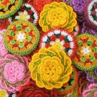 اسکاج بافتنی دولایه بافته شده با کامواهای سوزنی ( پک دوازده تایی)