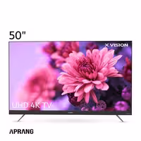 تلویزیون ال ای دی هوشمند ایکس ویژن مدل 50XTU835 سایز 50 اینچ