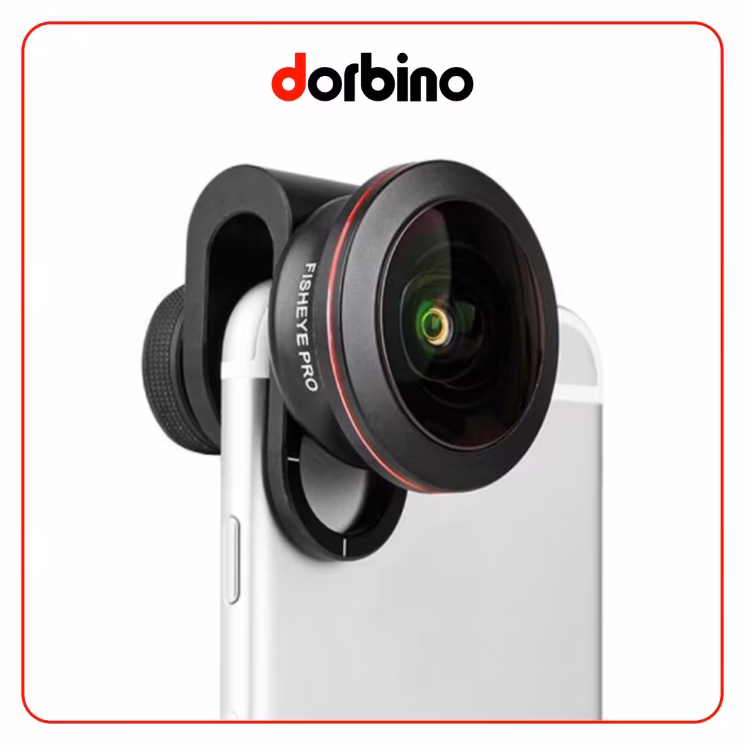 لنز موبایلی فیش آی ایبولو 210 درجه IBOOLO Pro fisheye 210 Mobile lens - فروشگاه دوربین دوربینو