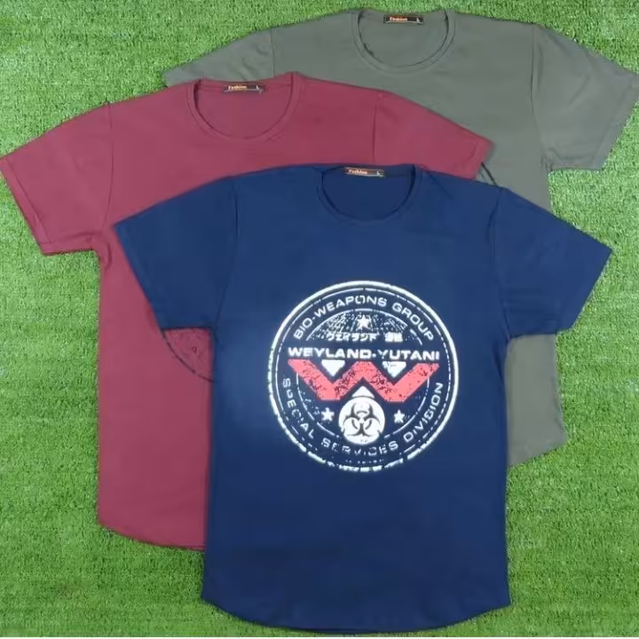 تیشرت یقه گرد، طرح دار ، پنبه درجه یک