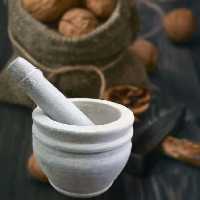 هاون سنگی بزرگ سوغات اصیل مشهد مقدس   