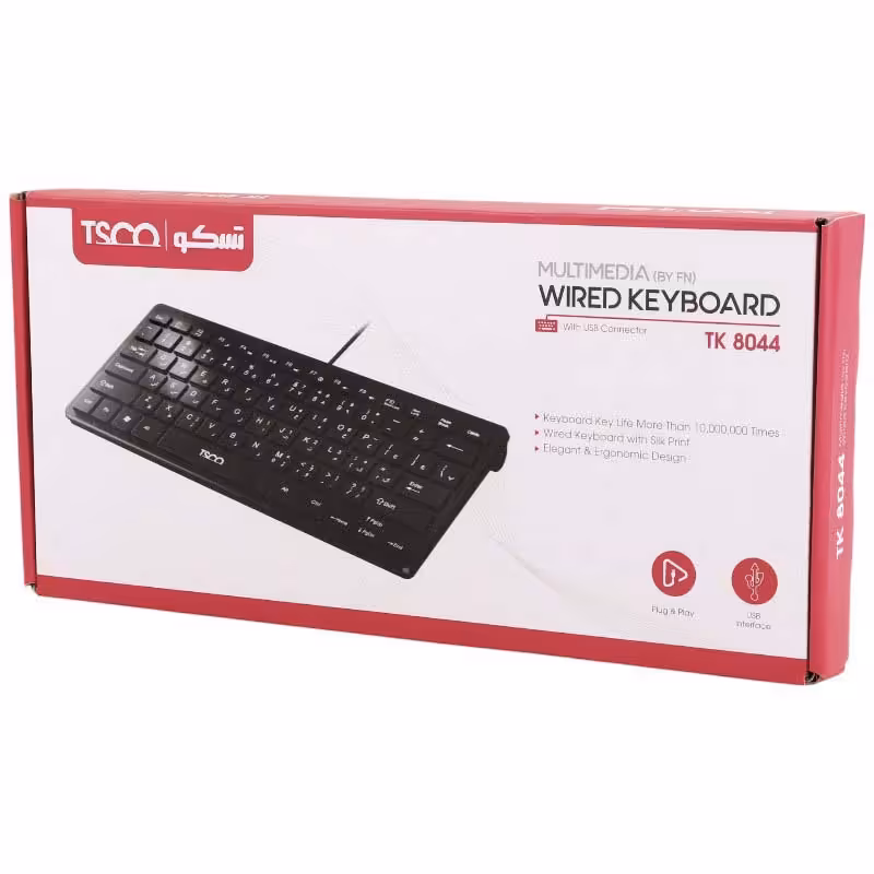 کیبورد سیمی مینی تسکو TSCO TK 8044