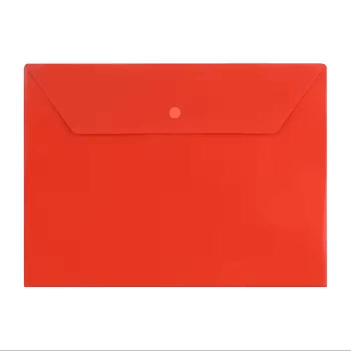 پوشه دکمه دار پاپکو -بسته 24 عددی- سایز a4 -مات - 105-A4M