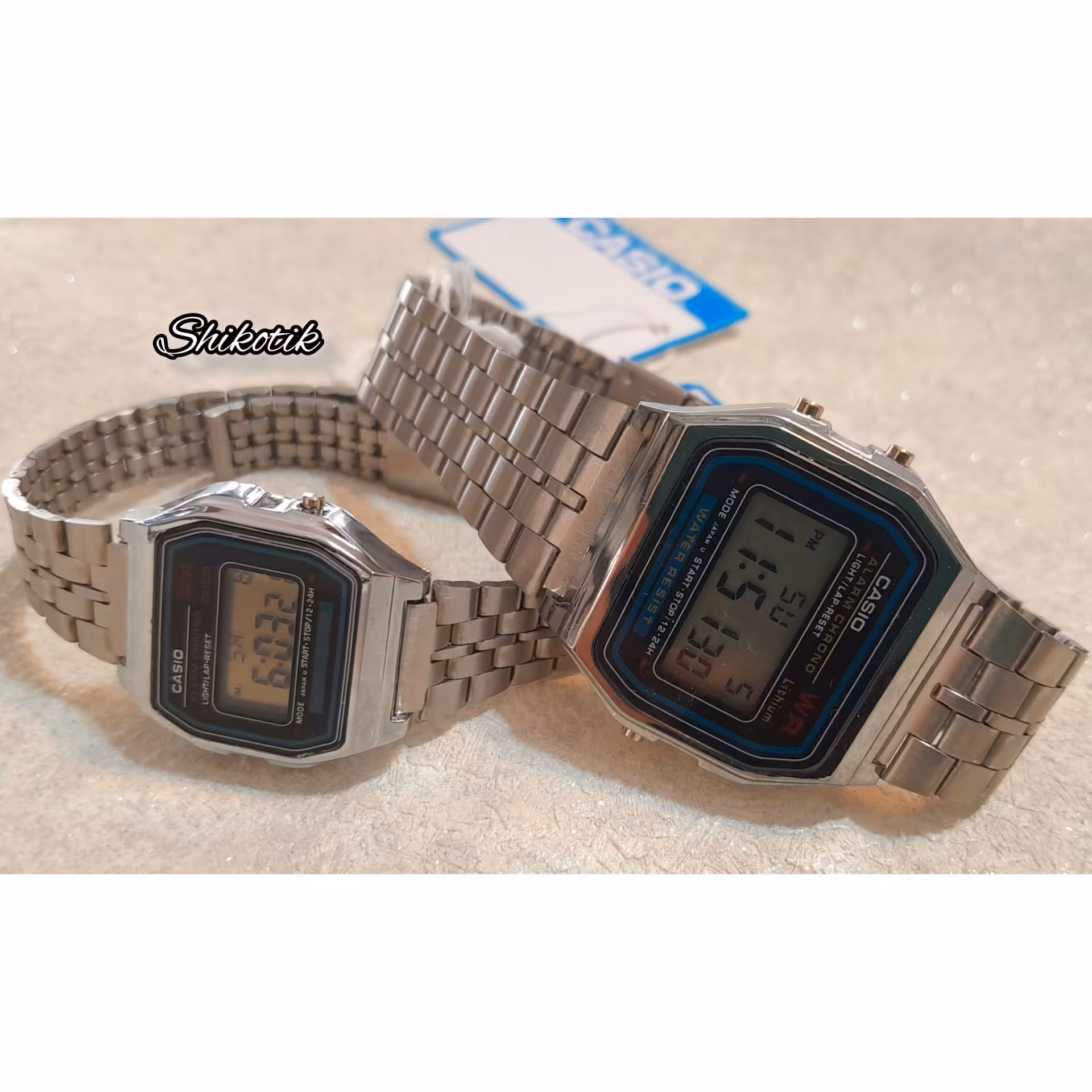 ساعت مچی ست زنانه و مردانه دیجیتالی کاسیو مدل A159W