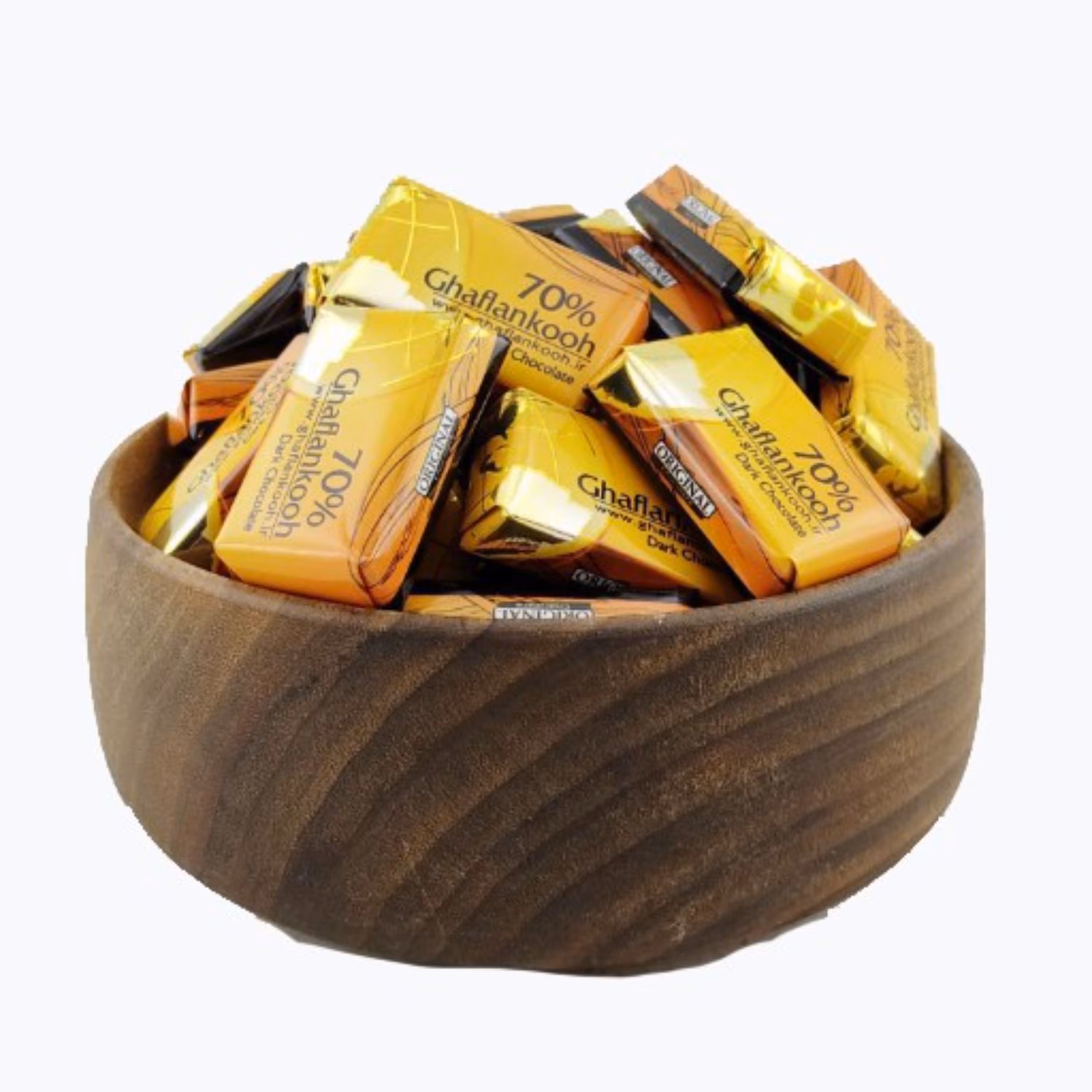 شکلات تلخ 70 درصد با کیفیت قافلانکوه 500 گرمی غرفه آجیل خشکبار مهران