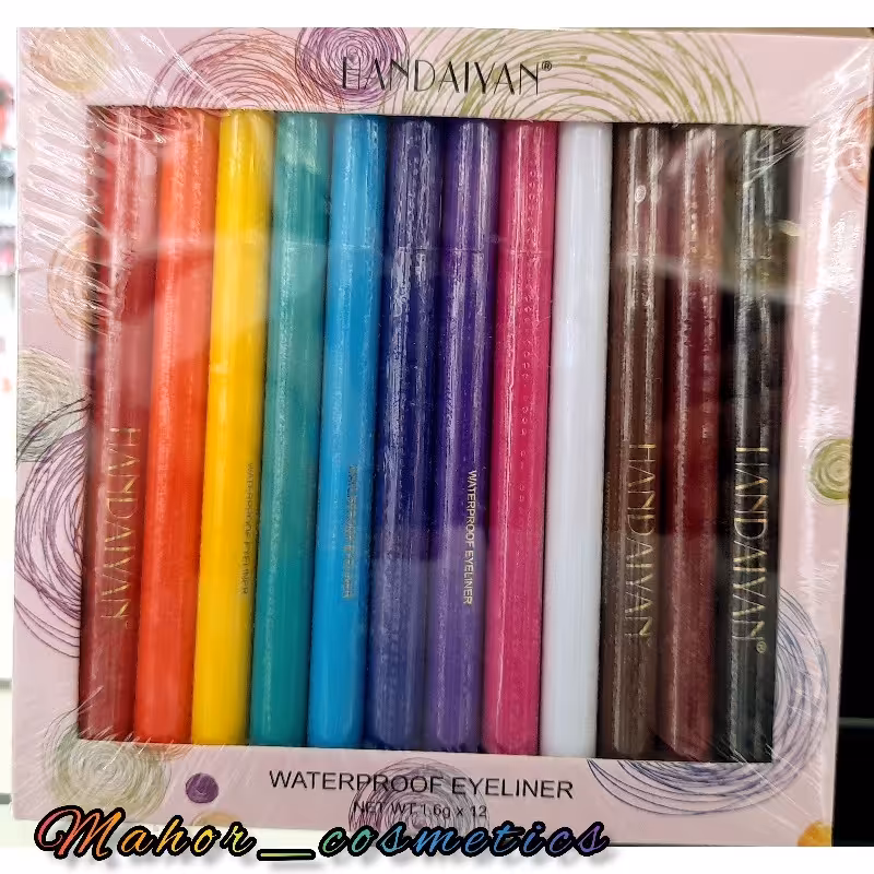 خط چشم رنگی 