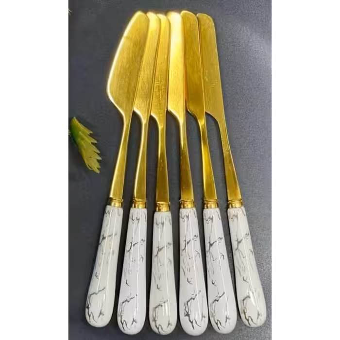 کارد صبحانه خوری 6 عددی ماربل A5 سرامیکی | amazonchi