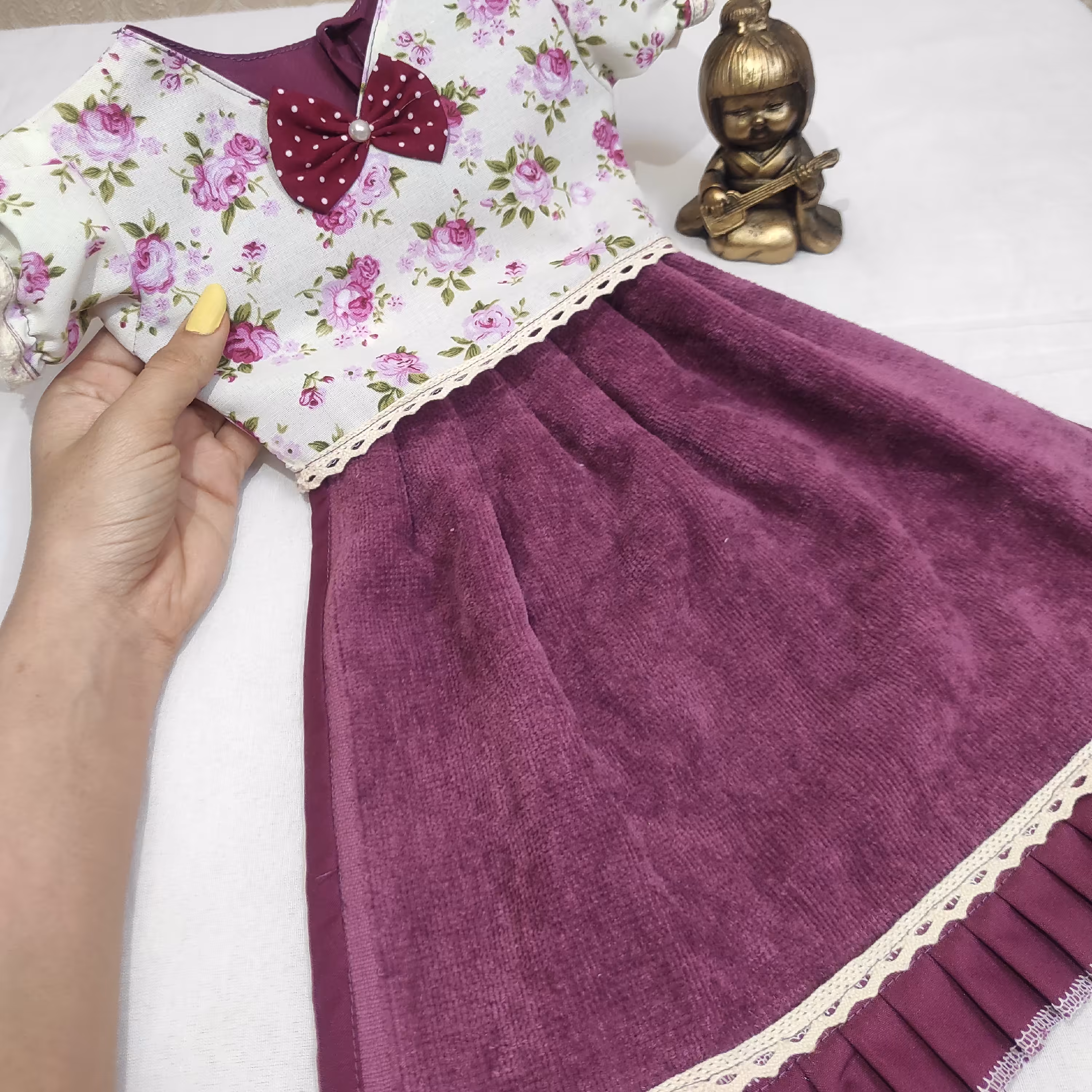 حوله آشپزخانه طرح پیراهن