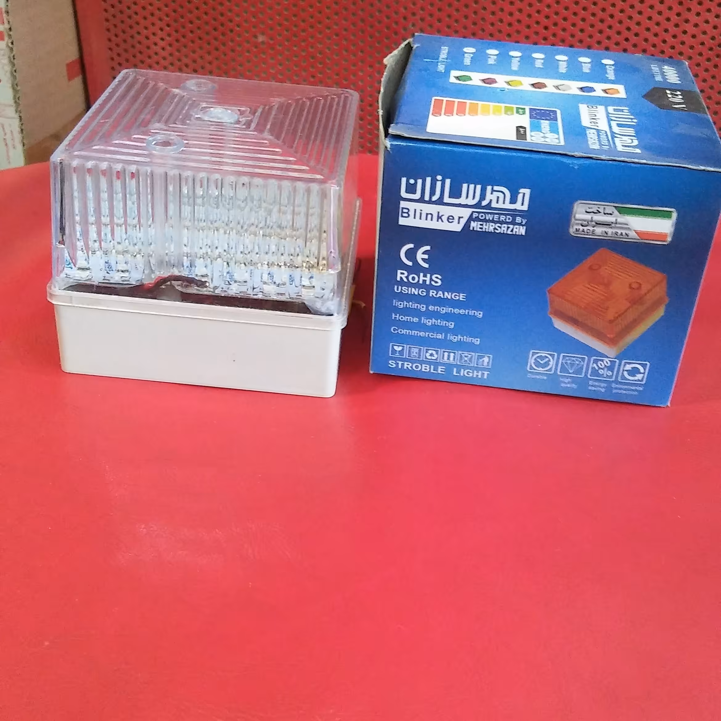 فلاشر 220ولت پر قدرت  جهت جلب توجه رهگذران در رنگهای مختلف