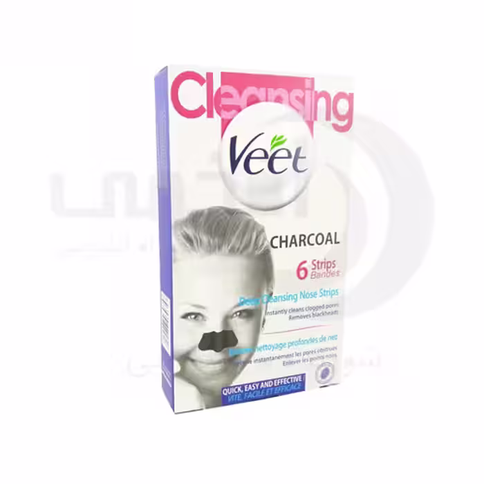 چسب بینی ویت Veet مدل Charcoal بسته 6 عددی