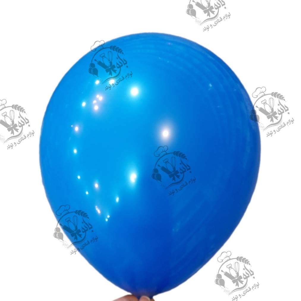 بادکنک ساده آبی پررنگ (12 اینچ) جنس درجه یک-قابلیت تِست بادکنک قبل از ارسال -