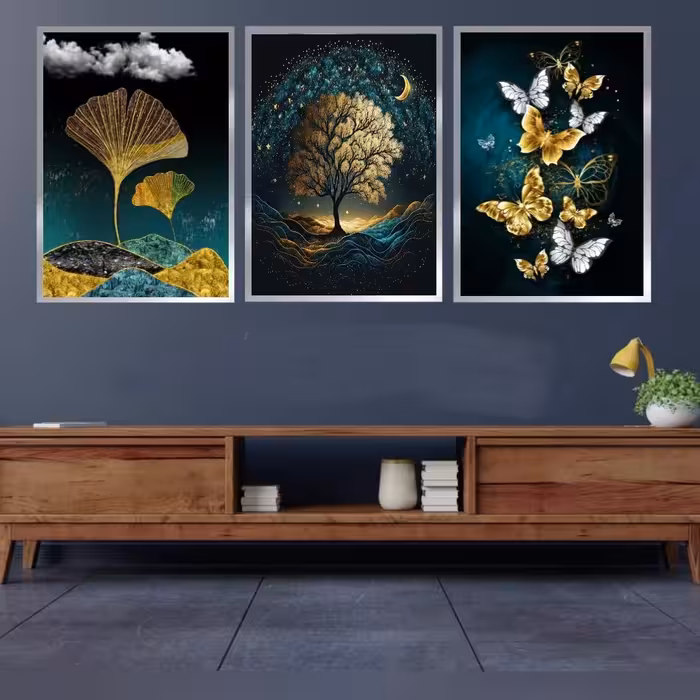 تابلو دکوراتیو 3تیکه کد  2010