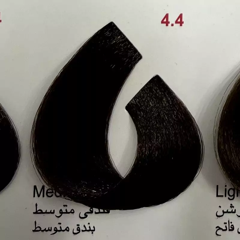 فندقی متوسط 44 ،رنگ مو کم آمونیاک پیلون ویک عدد اکسیدان | amazonchi