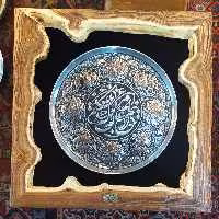 قلمزنی روی انواع ظروف مسی بدون قاب