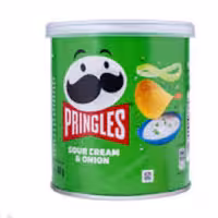 چیپس پرینگلزperingles با طعم خامه ترش و پیاز  40گرمی 