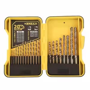 ست مته 20 عددی استیل (کبالت) و دیوار کنزاکس مدل KDB-120