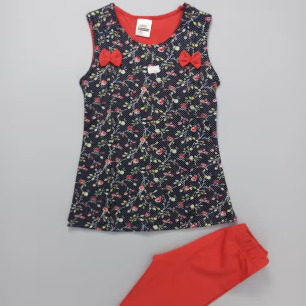 سارافون و شلوارک دخترانه سارافن