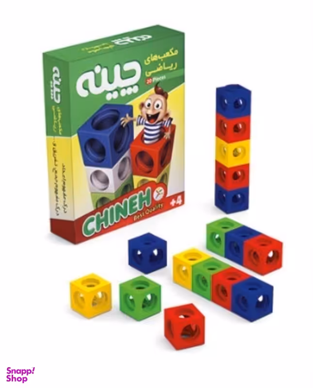 مکعب های ریاضی چینه آوای باران بسته 20 عددی