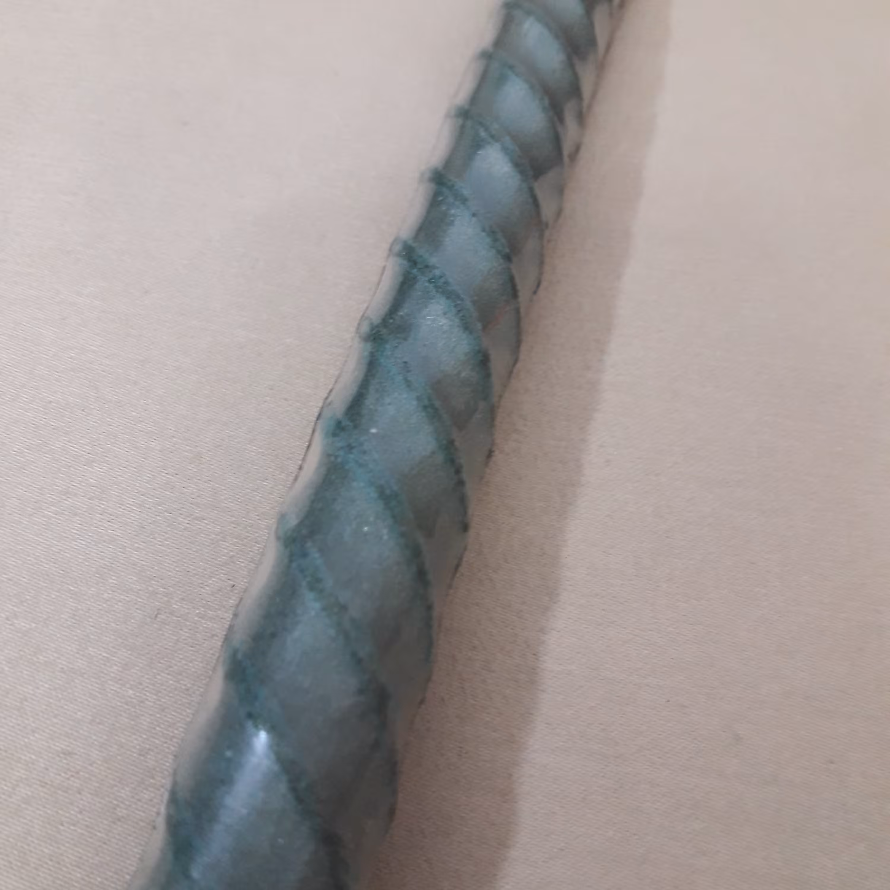 شمع سبز نسبتا تیره 25 سانتی متری مدل سحر بسته1 عددی